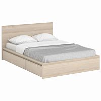 кровать деревянная двуспальная 160х200 белая unit pink в Кургане