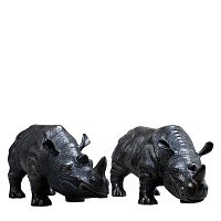 статуэтка rhinoceros, набор из 2 от eichholtz в Кургане