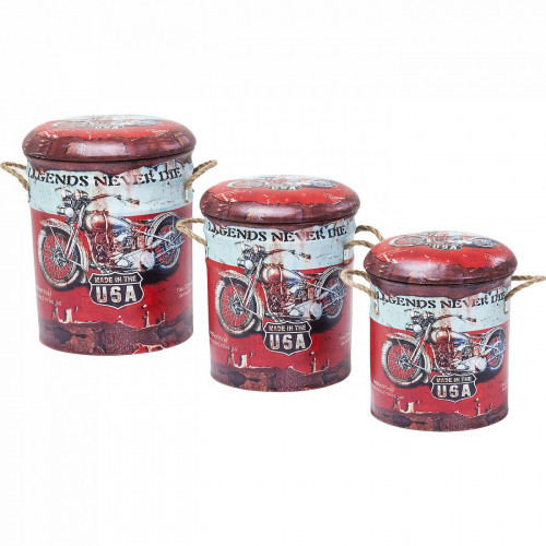 пуф motor bike красный в Кургане