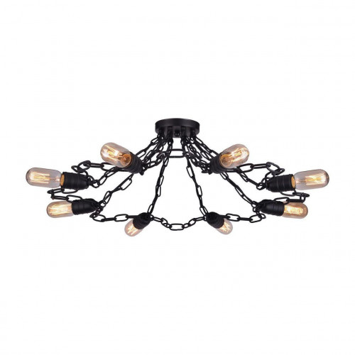 потолочная люстра arte lamp a9344pl-8bk в Кургане