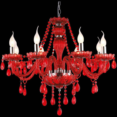подвесная люстра arte lamp teatro a3964lm-8rd в Кургане