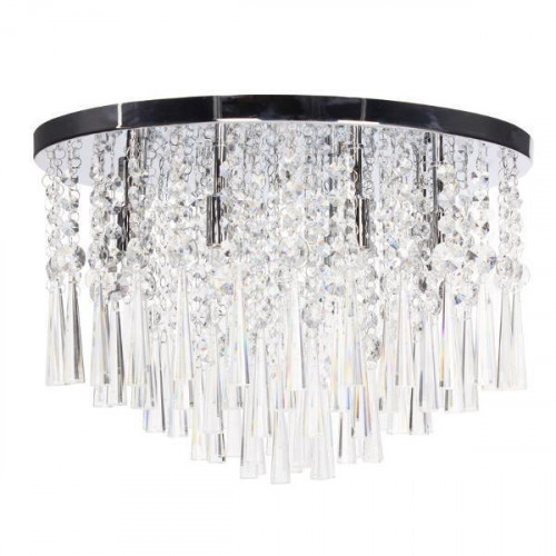 дизайнерская потолочная люстра spot light luxoria 9018828 хром в Кургане