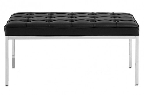 скамья bench черная кожа в Кургане