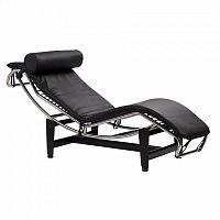 шезлонг chaise longue lc4 черный в Кургане