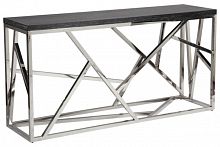 консоль geometric 180x50x90 металл, черная столешница в Кургане