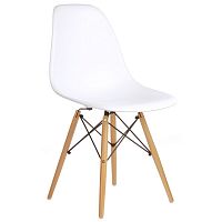 стул деревянный pc-015 белый (eames style) в Кургане