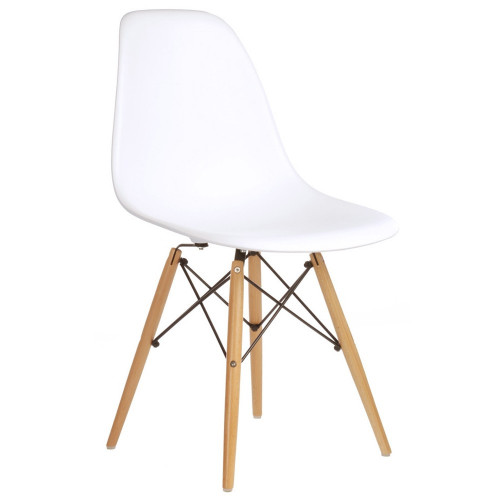 стул деревянный pc-015 белый (eames style) в Кургане