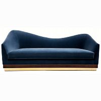 диван hughes sofa прямой синий в Кургане