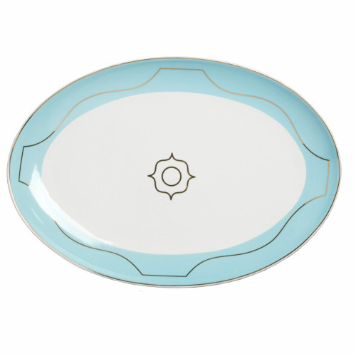 овальное блюдо turquoise veil большое в Кургане