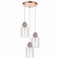 дизайнерская подвесная люстра spot light alessandro 1760333 медь в Кургане