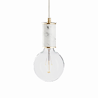 подвесной светильник marmor glans bianco brass в Кургане