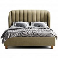 кровать двуспальная 180х200 бежевая tulip в Кургане
