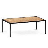 стол журнальный london ultra lite black светлый дуб в Кургане
