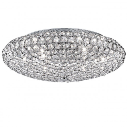 потолочный светильник ideal lux king pl9 cromo в Кургане