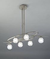подвесная люстра mantra loop satin nickel 1811 в Кургане