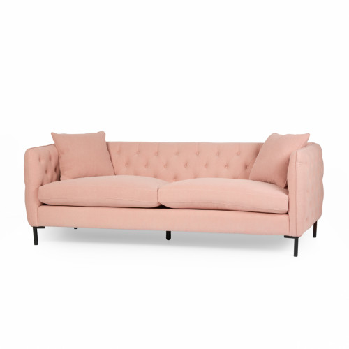 диван masen sofa прямой розовый в Кургане