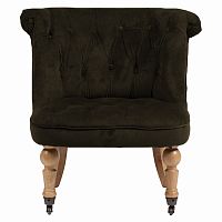 кресло amelie french country chair серо-коричневое в Кургане