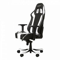 кресло геймерское dxracer king ks06 черно-белое в Кургане