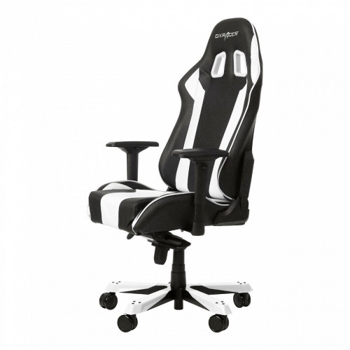 кресло геймерское dxracer king ks06 черно-белое в Кургане