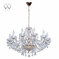 подвесная люстра mw-light каролина 6 367012812 золото в Кургане