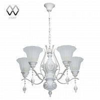 подвесная люстра mw-light версаче 639011505 белая в Кургане