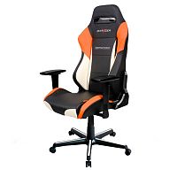кресло геймерское dxracer drifting черно-бело-оранжевое в Кургане