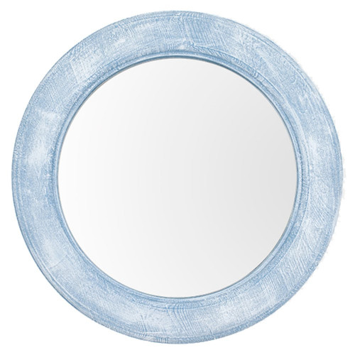 зеркало круглое голубое round window в Кургане