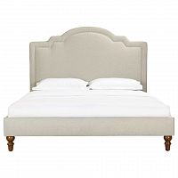 кровать двуспальная 160х200 бежевая cassis upholstered в Кургане
