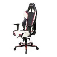 кресло геймерское dxracer racing черно-бело-красное в Кургане