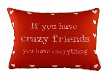 подушка с надписью crazy friends в Кургане
