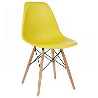 стул деревянный eames pc-015 yellow в Кургане