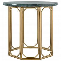 стол журнальный gold hc02 gloss золотой, темно-зеленый в Кургане