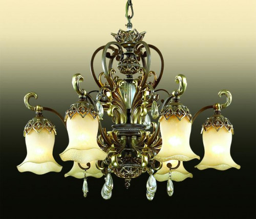 подвесная люстра odeon light safira 2802/6 в Кургане
