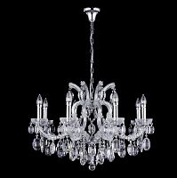 подвесная люстра crystal lux hollywood sp8 chrome в Кургане