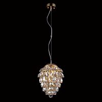 подвесной светильник crystal lux charme sp2+2 led gold/amber в Кургане