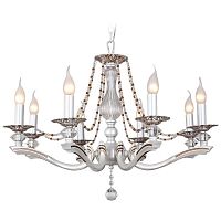 подвесная люстра idlamp eloisa 259/8-whiteplatina в Кургане