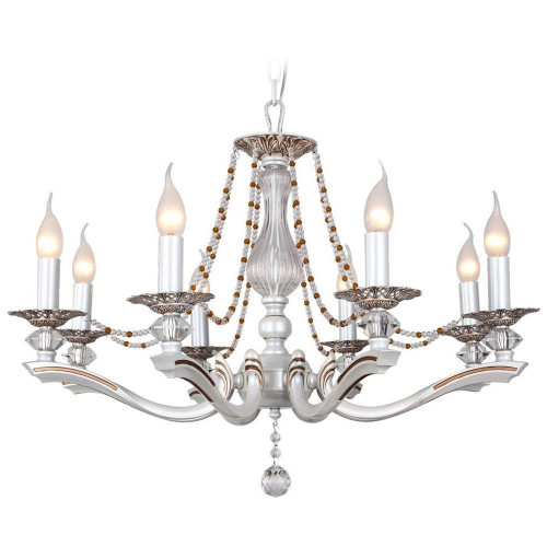 подвесная люстра idlamp eloisa 259/8-whiteplatina в Кургане