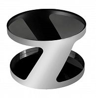 столик журнальный free spirit black silver хром в Кургане