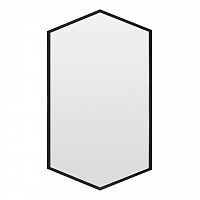 зеркало шестиугольное черное hexagon в Кургане