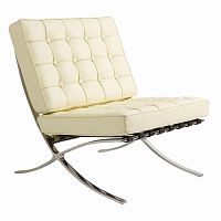 детское кресло barcelona chair кремовое в Кургане