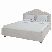 кровать двуспальная 180х200 светло-бежевая palace в Кургане