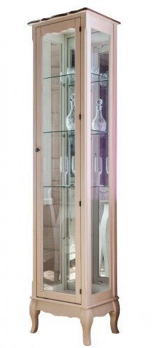 витрина mobilier de maison узкая высокая бежевая в Кургане