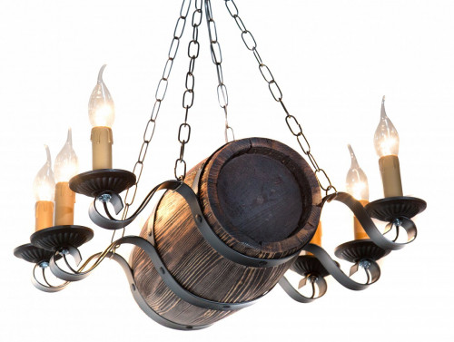 люстра бочонок коричневая в Кургане