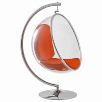 кресло bubble chair with stand оранжевое в Кургане