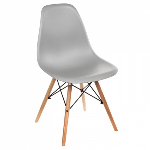 стул деревянный eames pc-015 grey в Кургане