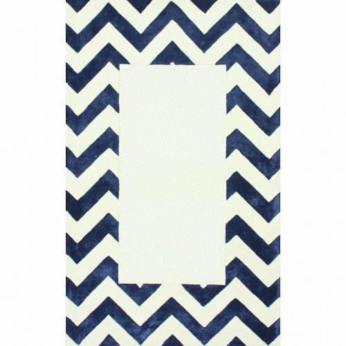 ковер zig zag синий с квадратом 120х180 в Кургане