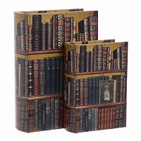 шкатулки-книги, набор из 2 шт. мультиколор в Кургане