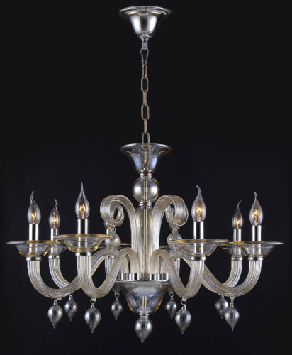 подвесная люстра crystal lux caetano sp8 бежевая в Кургане