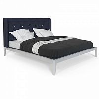 кровать двуспальная 160x200 темно-синяя fly soft new в Кургане
