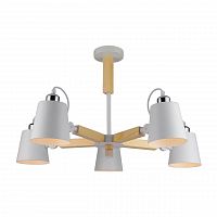 потолочная люстра arte lamp a7141pl-5wh белая в Кургане